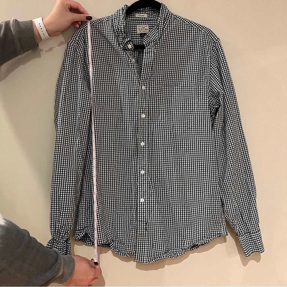 J. Crew Classic Plaid Button Up Shirt
